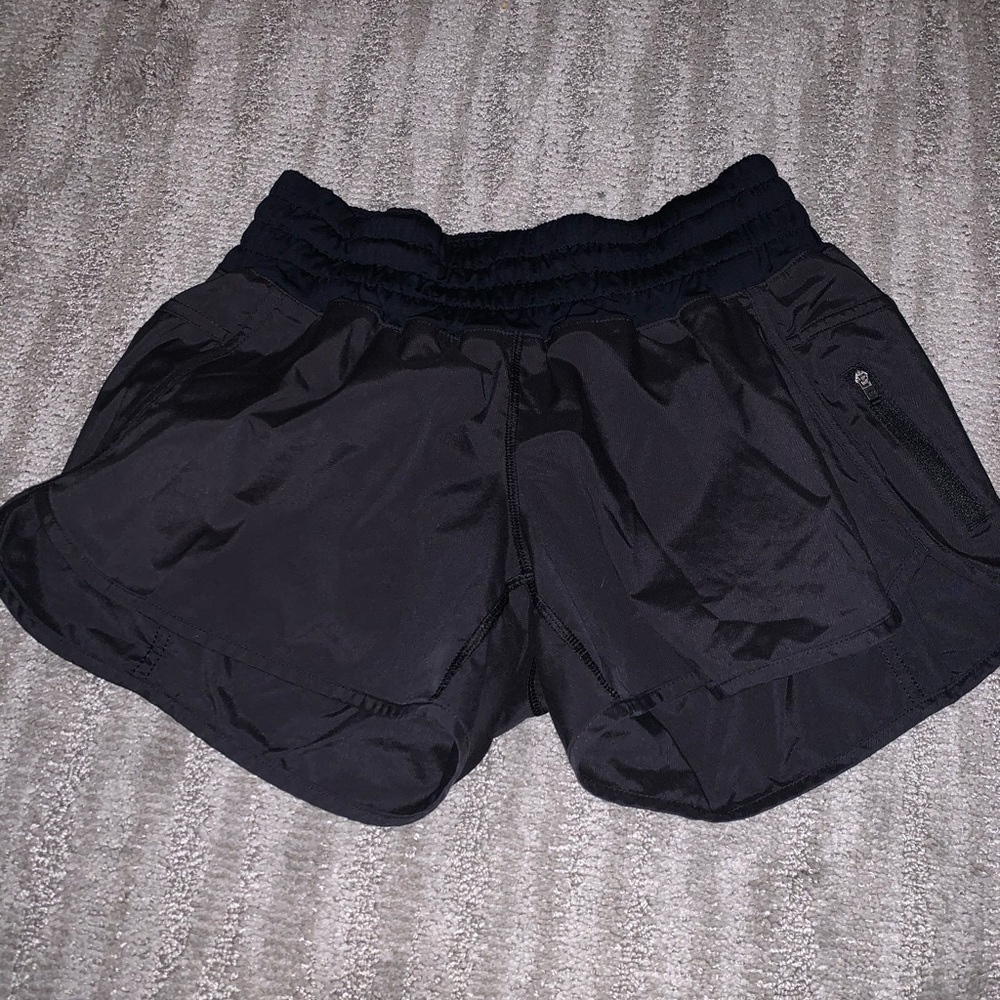Black lululemon shorts